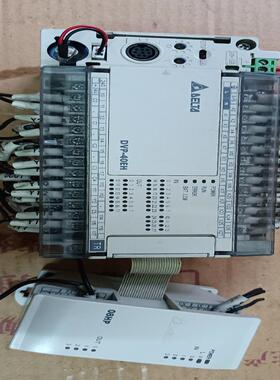 {雅致机械商行}台达PLC  DVP40EH00T3带扩展DVP08HP1