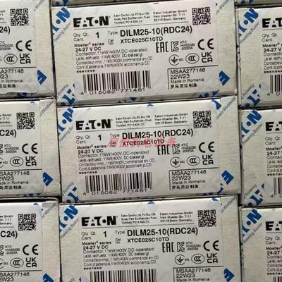 EATON直流接触器 DILM25-10（RDC24），XTCE025C10TD议价