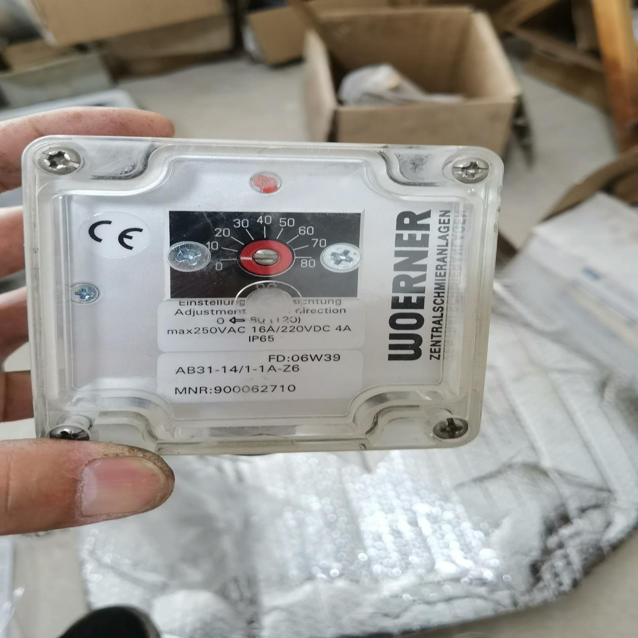 （设备配件）威纳德国AB型号FD06：温度传感器。W39。W0ERNER