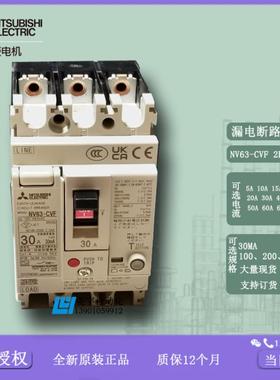 漏电断路器 NV63-CVF 2P 3P 5A 10A 15A 20A 63A 30A 进口议价