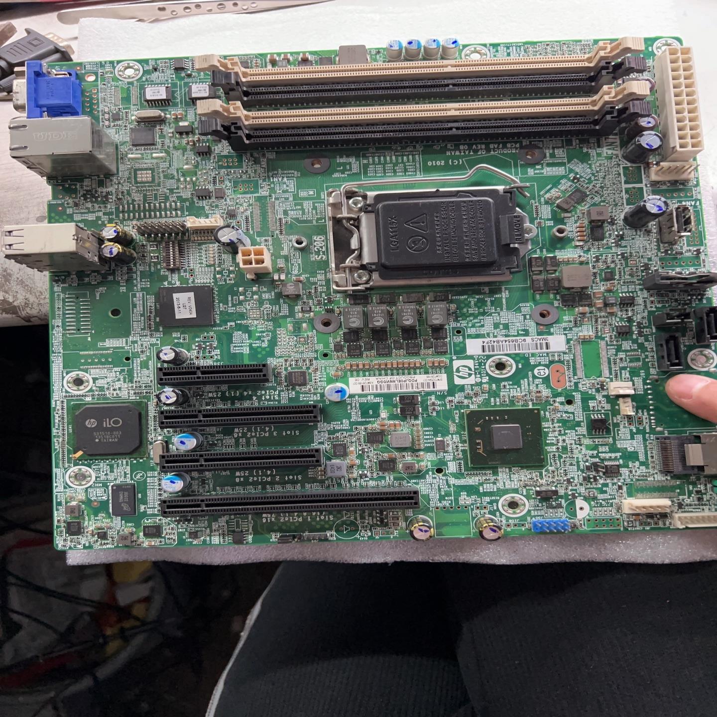 原装 HP ProLiant ML10 塔式服务器 主板 7