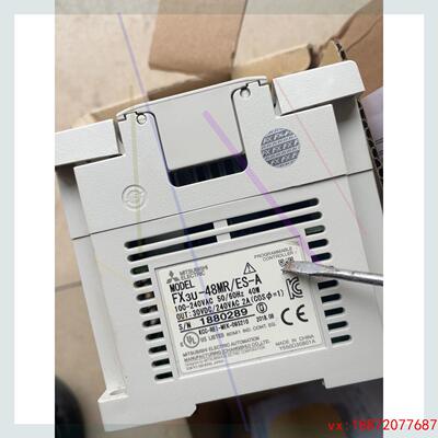 (非标价)三菱FX3U-48MR ，装机没有使用过，功能正常实物拍摄实