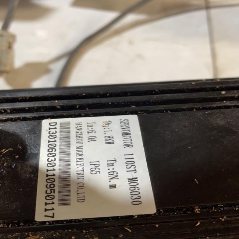 米格伺服电机110ST-M060301.8kw6牛米已出