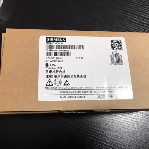 （设备配件）6SE6400-7AA00-0BA0，西门子IO板