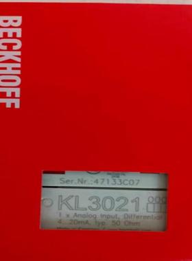 【工控自动化】KL3021倍福模块行货供应议价