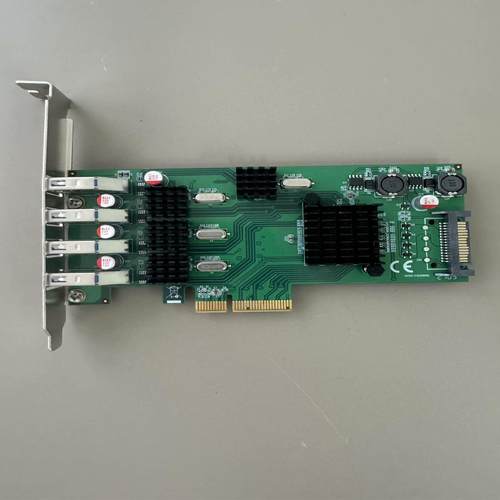 {雅致机械商行}西霸FG-EU348-N PCI-E转4口USB30扩展