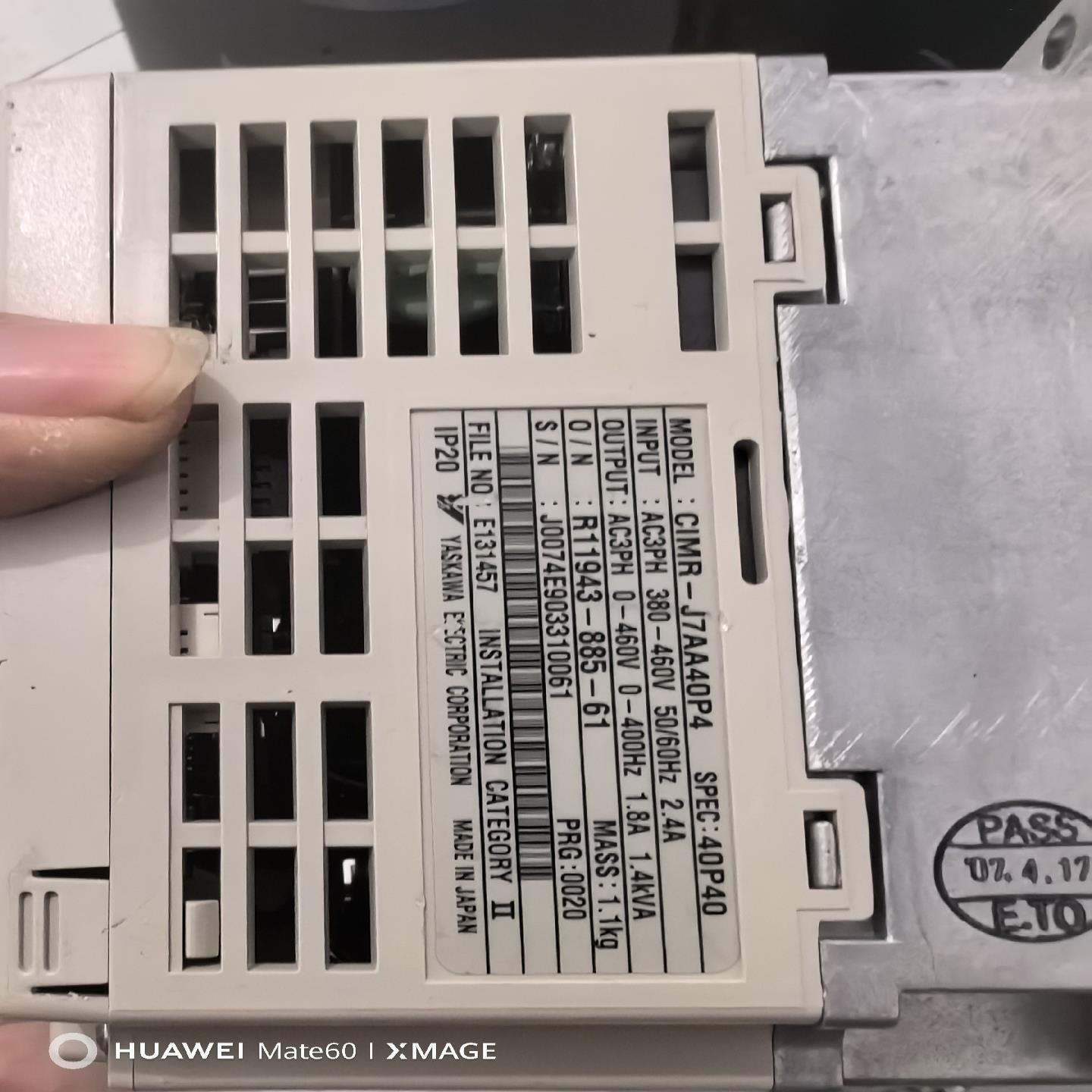 [德峰]安川变频  CIMR-V7AA40P4