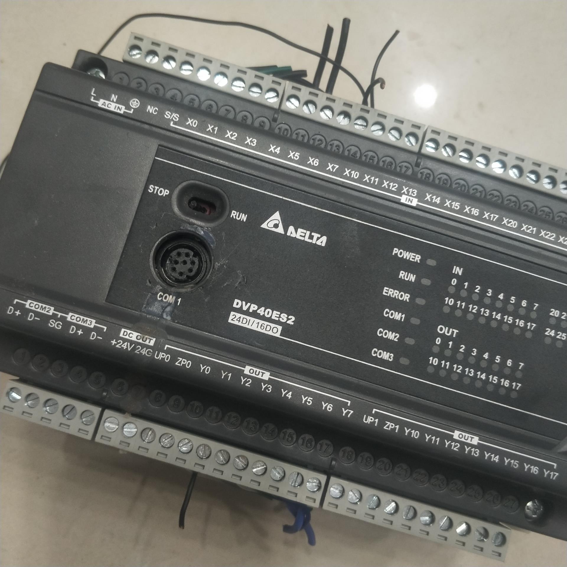 DVP40ES200T台达PLC   功能正常 已测