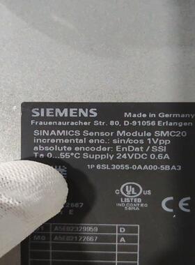 [德峰]西门子 6SL3055-0AA00-5BA3   6SLL3