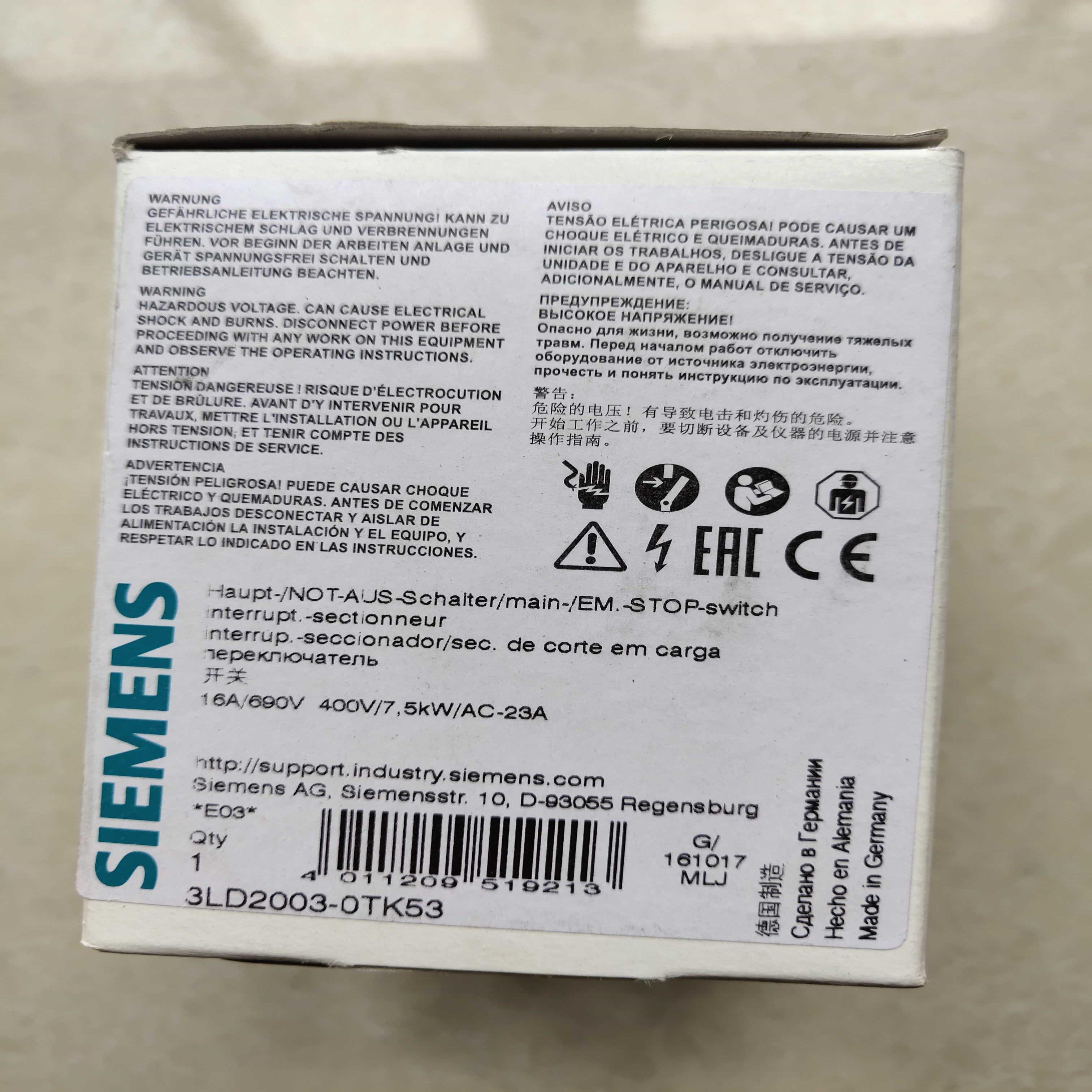 主令开关断路器3LD2003-0TK53 3LD2504-1TP51议价