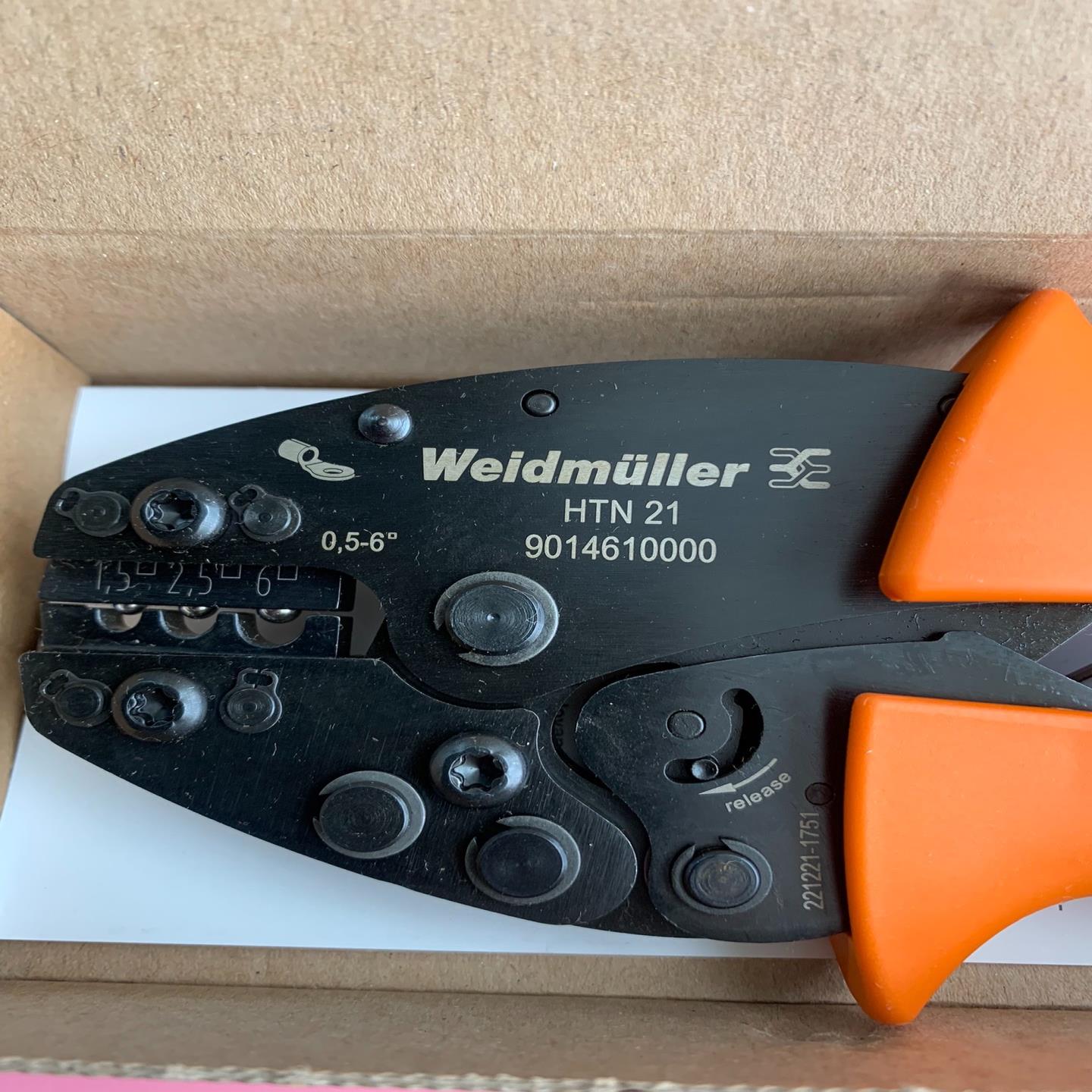 #压线钳魏德米勒9014610000压线钳。HTN21,压接