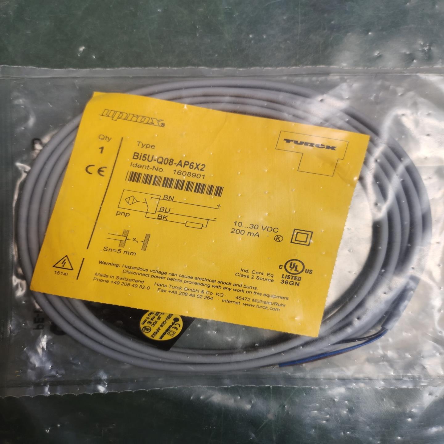 全新原装正品 TURCK图尔克 Bi5U-Q08-AP6X2