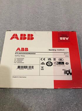 议~ABB安全继电器SSR10 货号2TLA010050R000