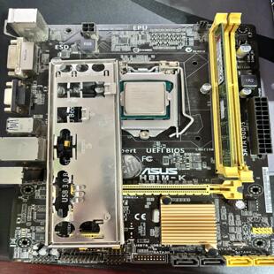 [德峰]华硕H81M-Ki5-4460 主板90 cpu110 带
