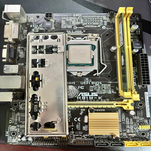 [德峰]华硕H81M-Ki5-4460 主板90 cpu110 带