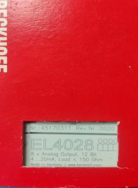 倍福BECKHOFF  EL4028  全新议价