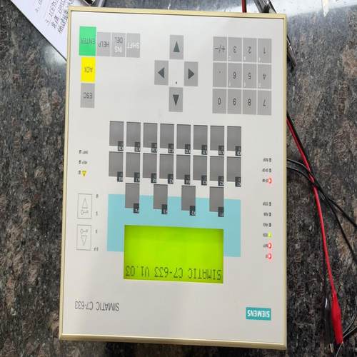 （设备配件）SIMATIC C7-633 通电能亮 前盖基本完好，后盖没