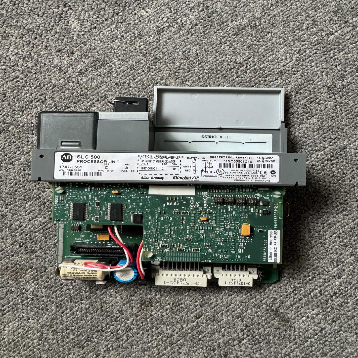 （设备配件）-模块罗克韦尔机件功能L551ABPLC   已1747拆