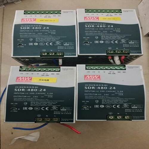 明纬SDR-480-24导轨式开关电源，输出20A，④台