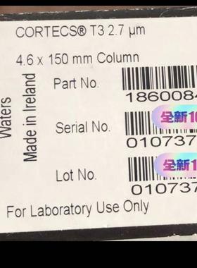 186008495全新Waters沃特世液相色谱柱CORTE
