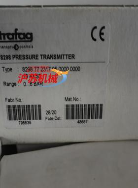 trafag 8298.77.2317 压力传感器 全新原装