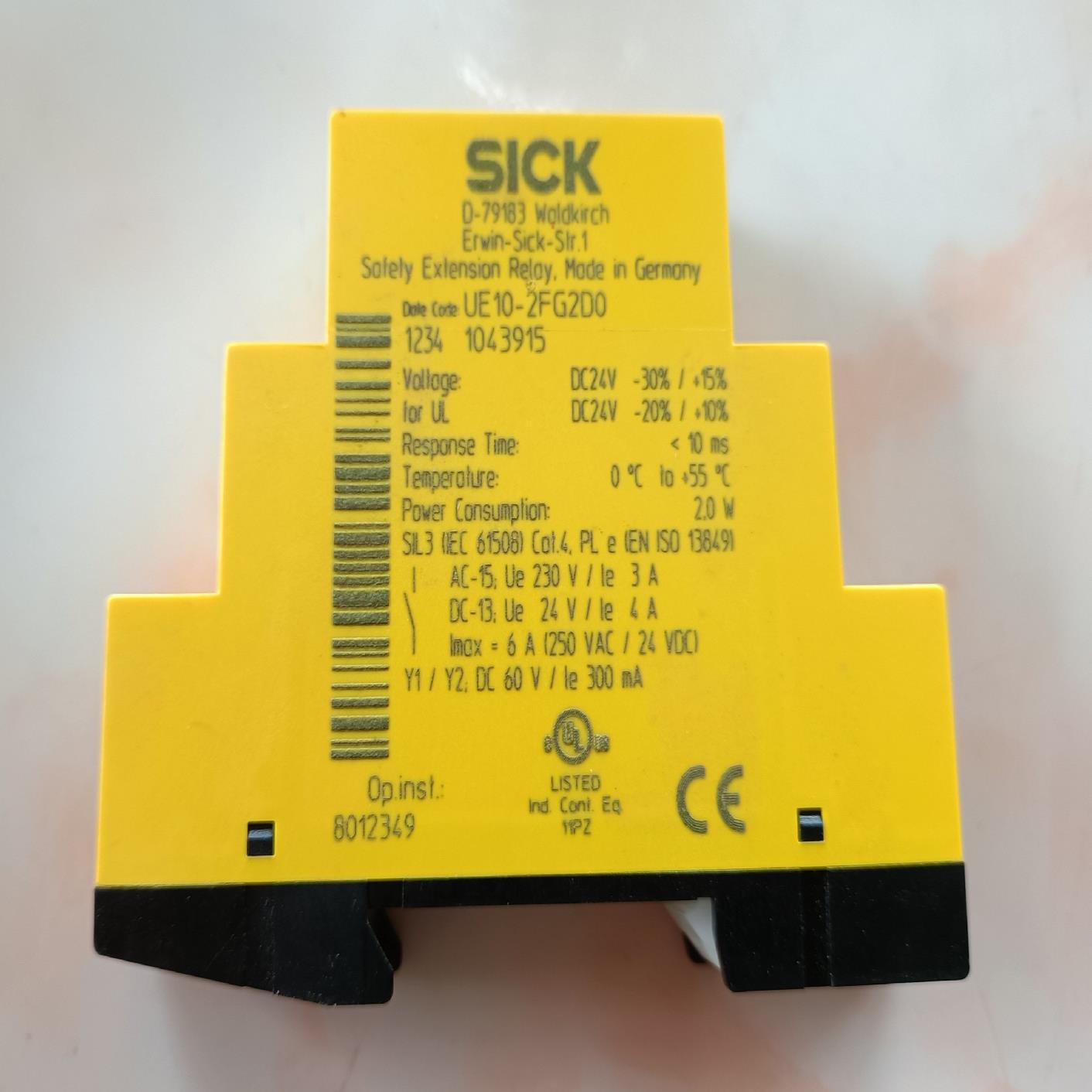 （设备配件） ，FG2D0未SICK- 拆封安全继电器西克使用UE102