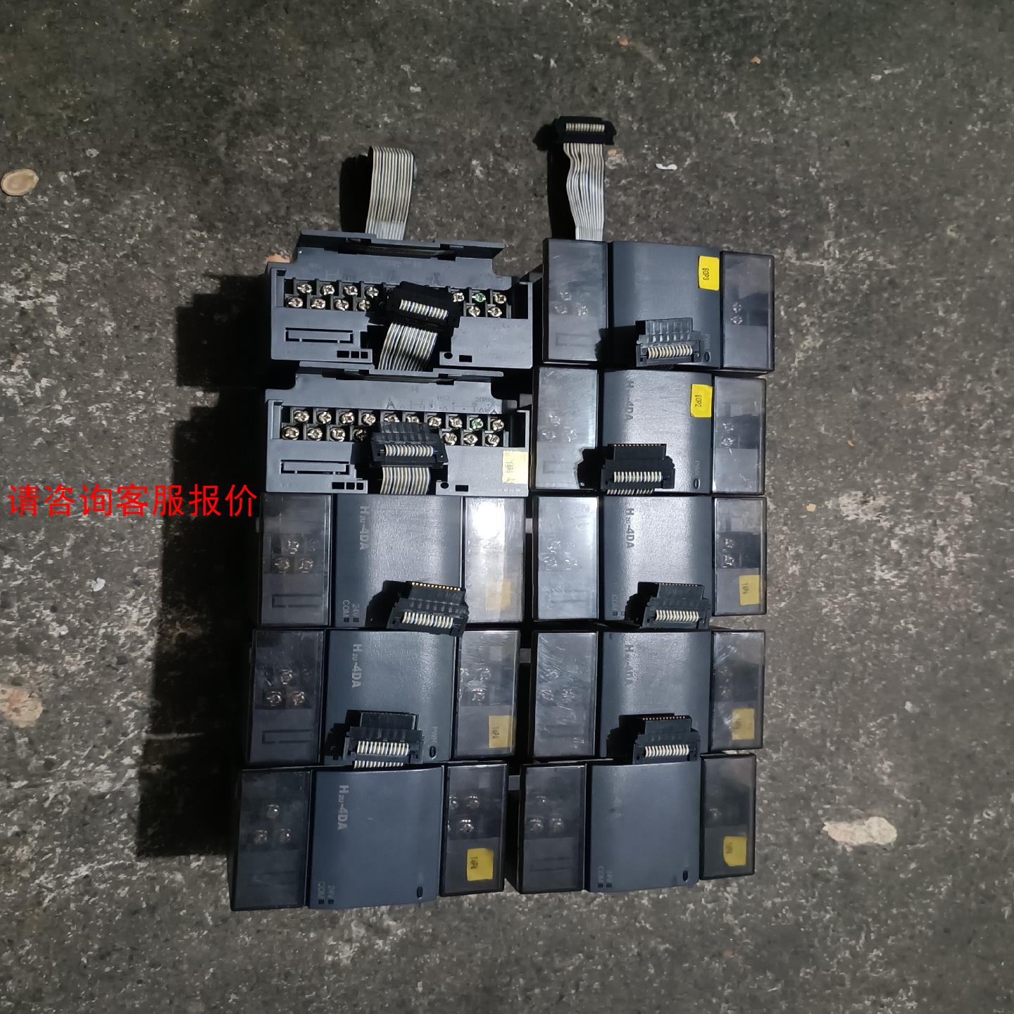 原装拆机汇川PLC模块，H2U-4DA，功能包好，成色较新，