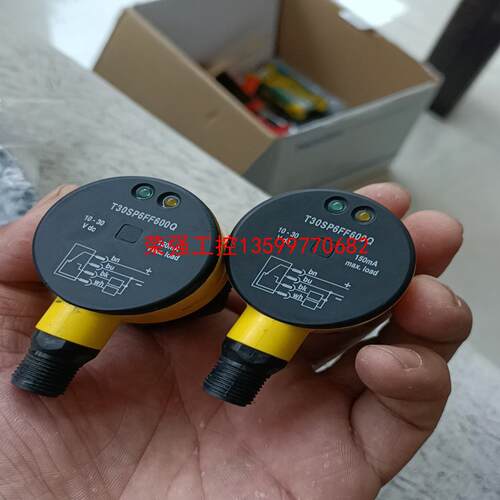 【荣强工控】邦纳光电传感器T30SP6FF600Q 实图2个，成色好，