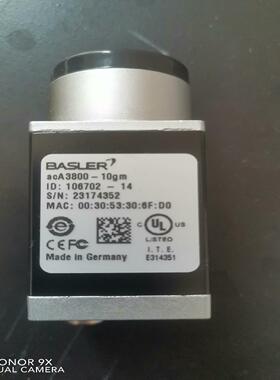 巴斯勒工业相机acA3800-10gm全新没有装，功能
