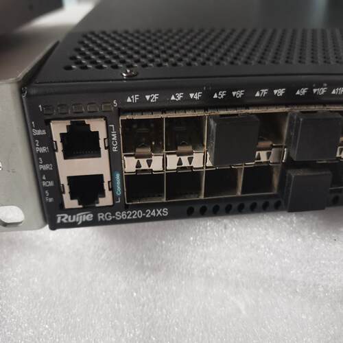 锐捷RG-6220-24XS 24口万兆光口三层SFP模块