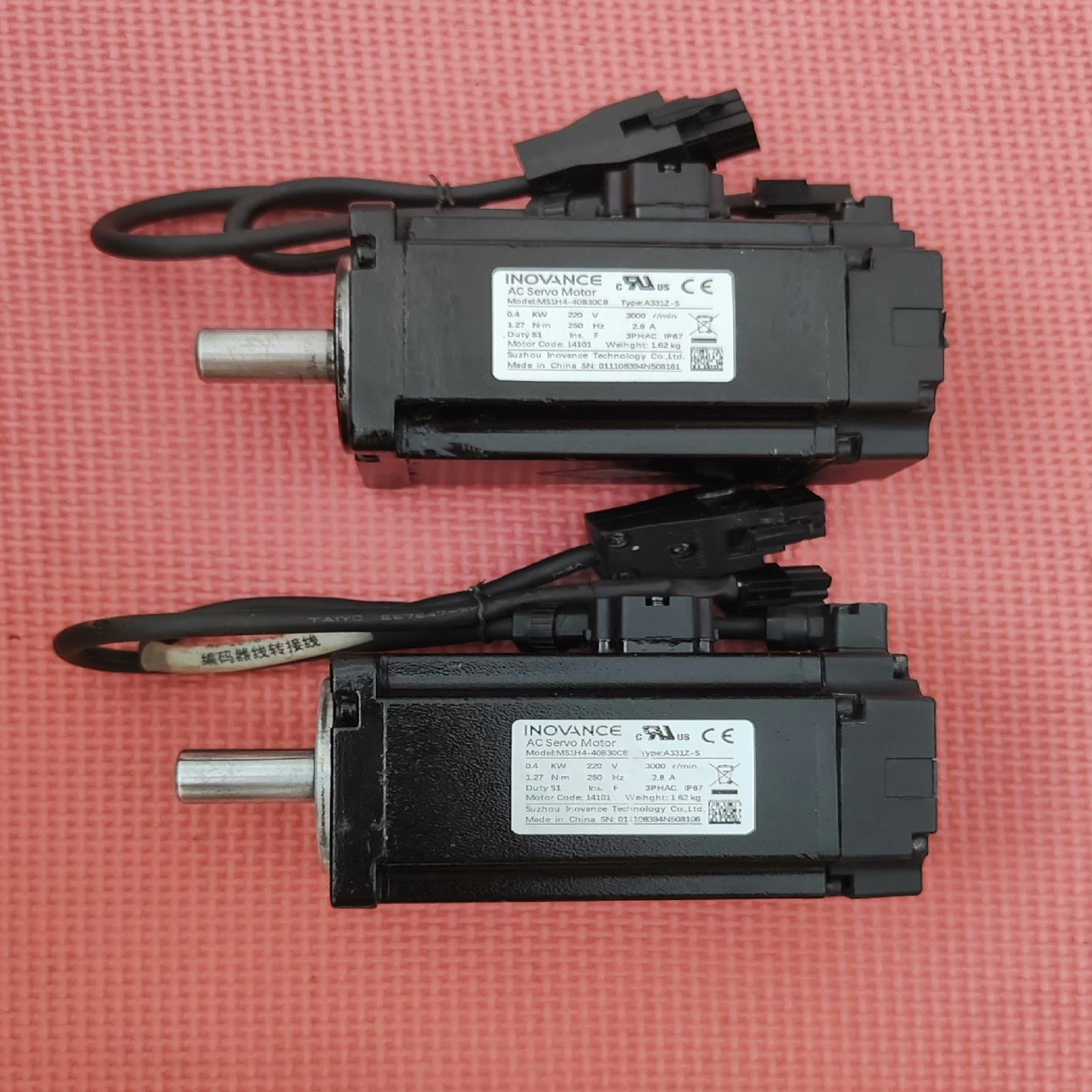 现货汇川伺服电机MS1H4-40B30CB  A331Z-S