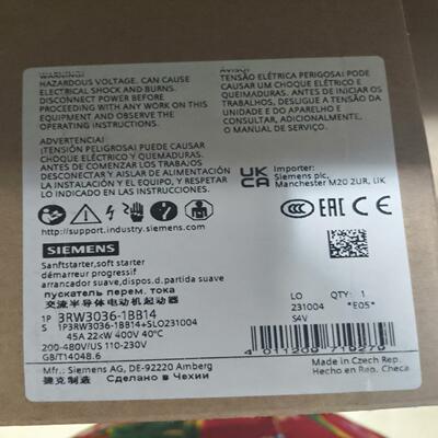 （设备配件）3RW3036-1BB14