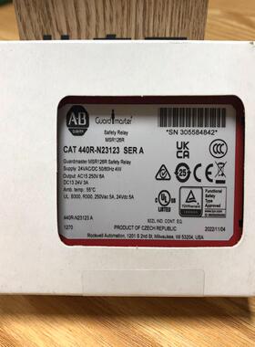 [德峰]440R-N23123 罗克韦尔自动化 AB 继电器