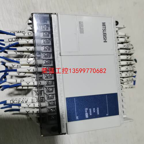 【荣强工控】拆机PLC  FⅩ1N-40MR-001成色非常漂亮，功能正