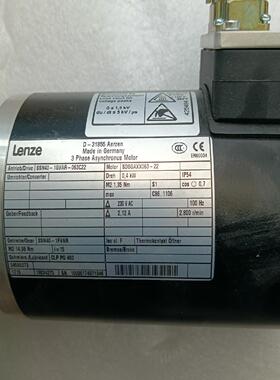 （设备配件）Lenze伦茨电机SSN40-1GVAR-063C22无原包