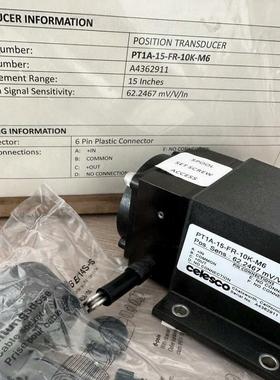 CELESCO拉绳位移传感器PT1A-15-FR-10K