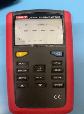 [德峰]优利德UT325双通道测温仪数字高精度数显室内温度表温度计