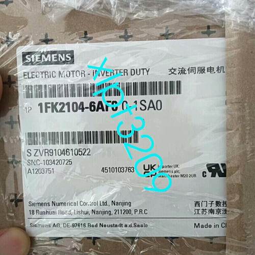 原装供应1FK2104-6AF00-1SA0 新伺服电机