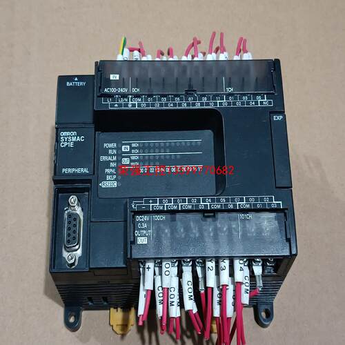 【荣强工控】CP1E-N30DR-A欧姆龙PLC成色好。拆机件可充新。