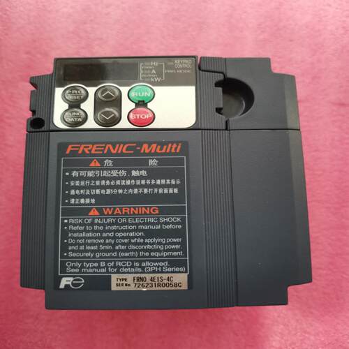 富士FRN0.4E1S-4C原装变频器，0.4kw/380v