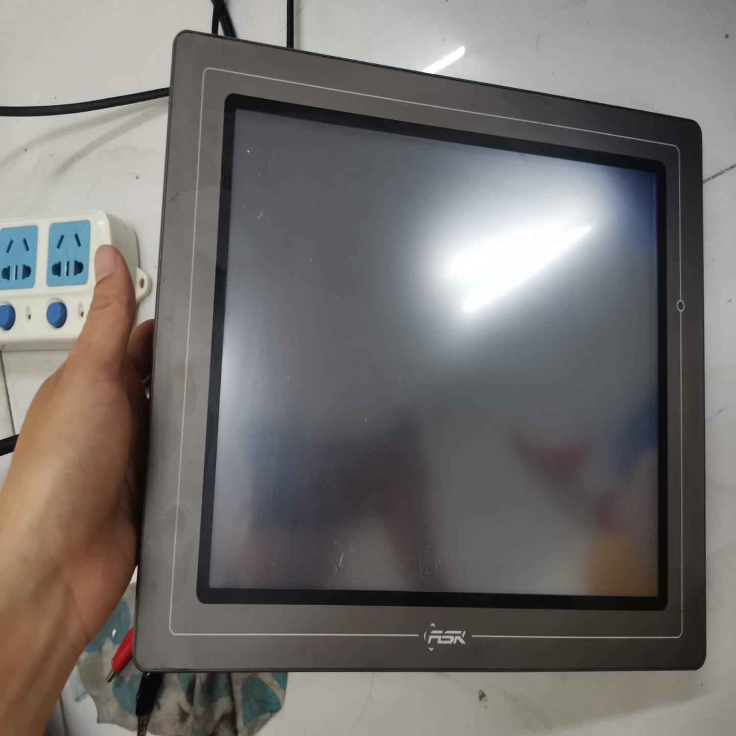 （设备配件）ASK触摸屏，AST-104THE1B，实图拍摄，正常拆机，