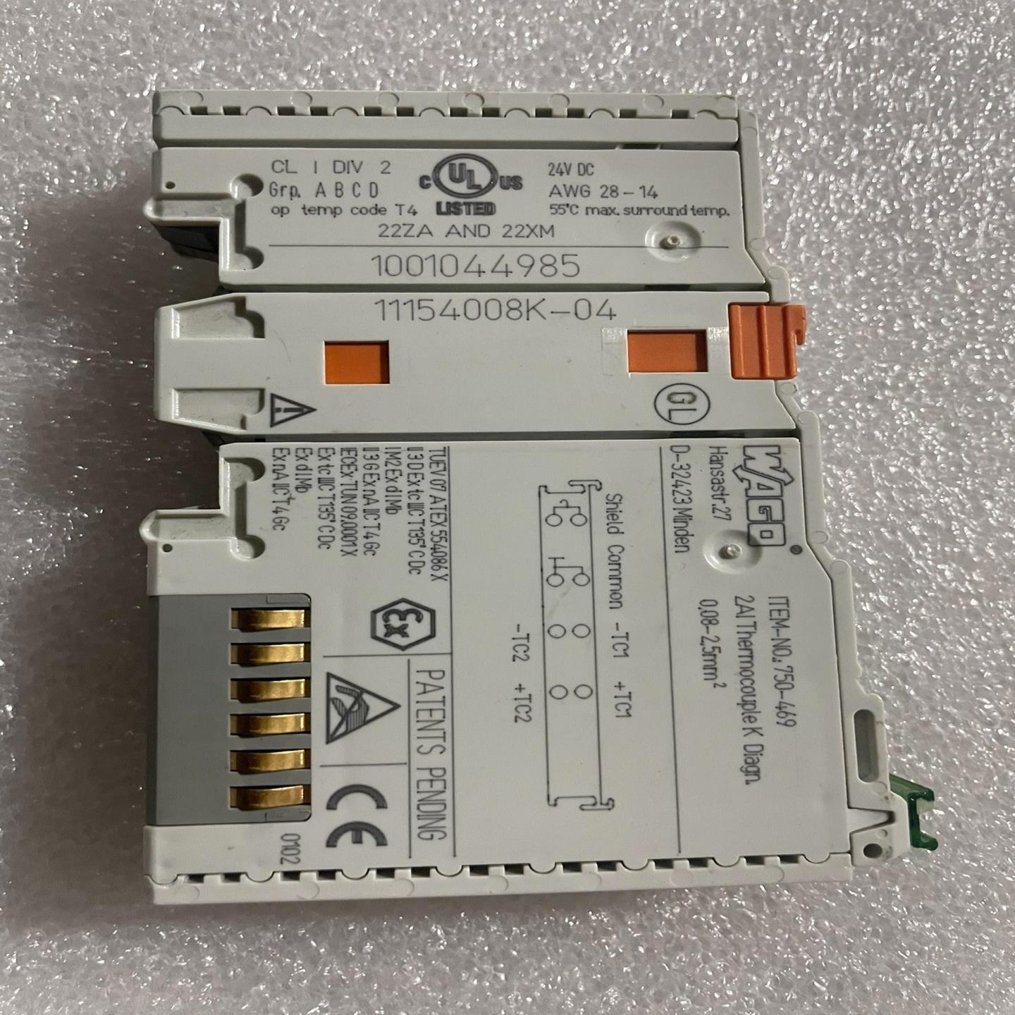 [德峰]2-通道模块750万可热电偶469输入