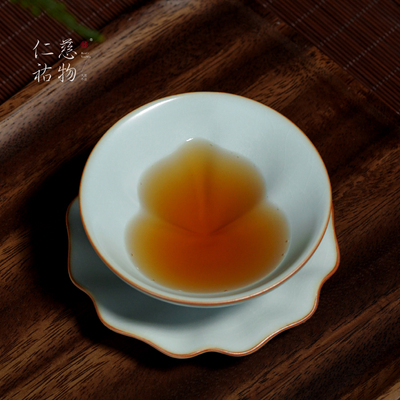 汝瓷乾坤杯盏葫芦茶杯