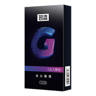 名流玻尿酸冰热感G点避孕套