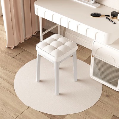 W8餐椅家用可叠放餐桌椅软包凳子