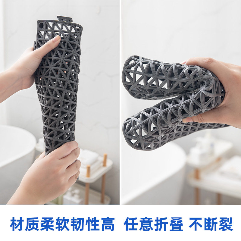 浴室洗澡防滑地垫家用卫生间淋浴疏水防摔镂空脚垫厕所隔水拼接垫