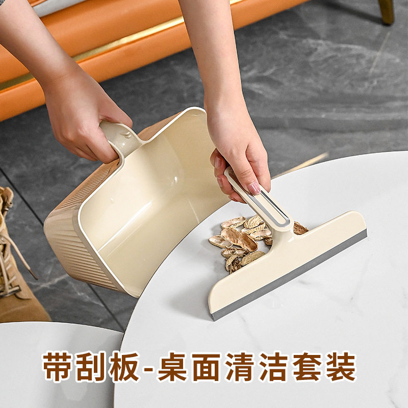 家用厨房台面清理垃圾桶带软胶刮图片