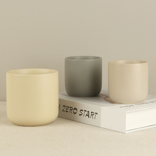 新款 欧式简约陶瓷蜡烛空杯 陶瓷蜡烛存储 可提供灌蜡 蜡烛空