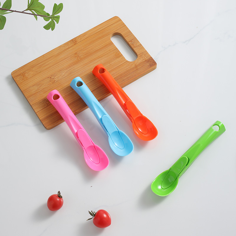 3076自用冰激凌勺 塑料加厚雪糕勺创意水果挖球器 冰淇淋挖球勺子