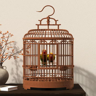 鸟笼子鹦鹉笼家用大号外出便携笼